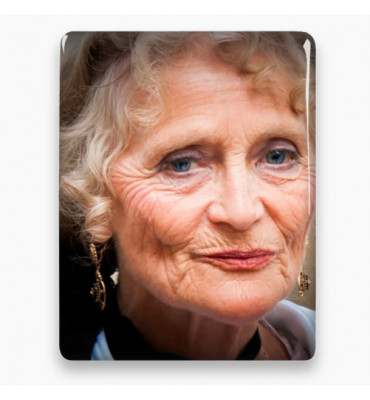 MEDAILLON RECTANGULAIRE COULEUR PLEINE FACE 1 PERSONNE