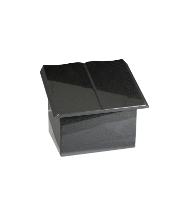 Urne en Granit 8 litres et 2 cendriers Plaque: 45 x 35 Socle: 32 x 25.