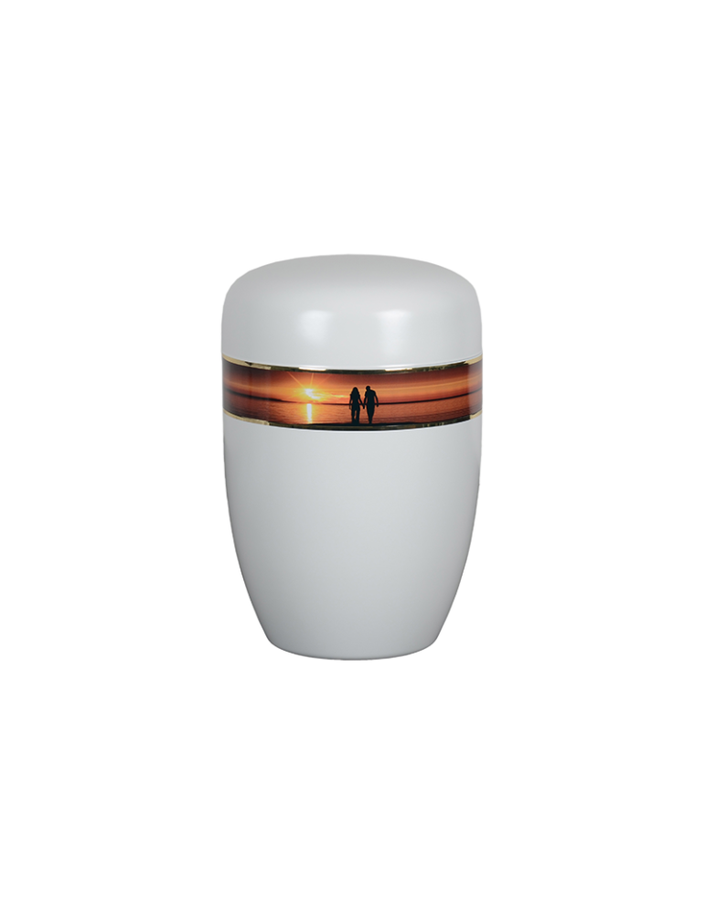 Urne en Acier 4 litres Ø17,5 x 23,5 cm | PF Store.