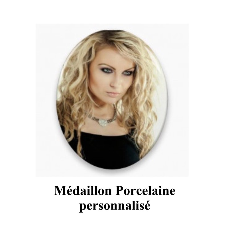 Médaillons Porcelaine personnalisés