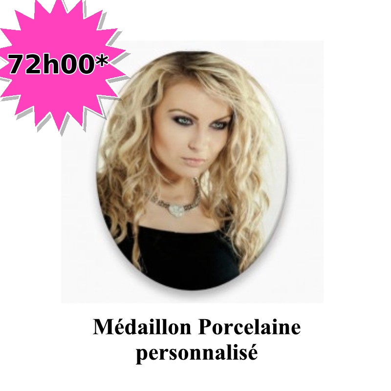 Médaillons Porcelaine personnalisés