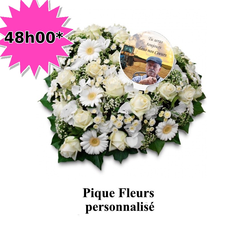 Pique fleurs Altuglas personnalisés