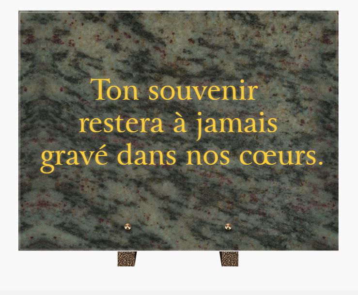 PLAQUE GRANIT CG 04 40x30