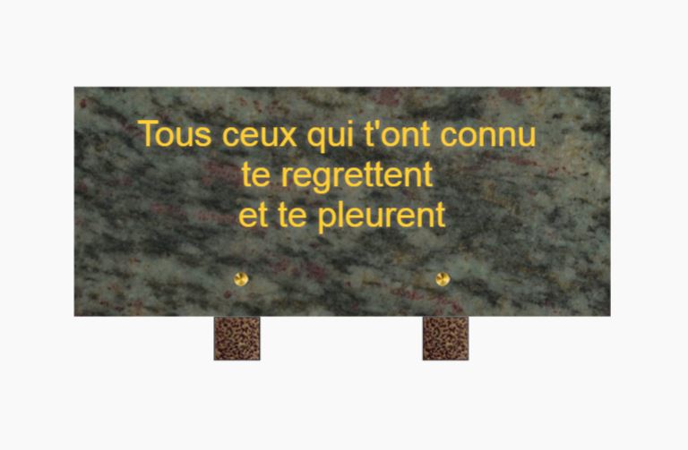 PLAQUE GRANIT CG 33 35x15