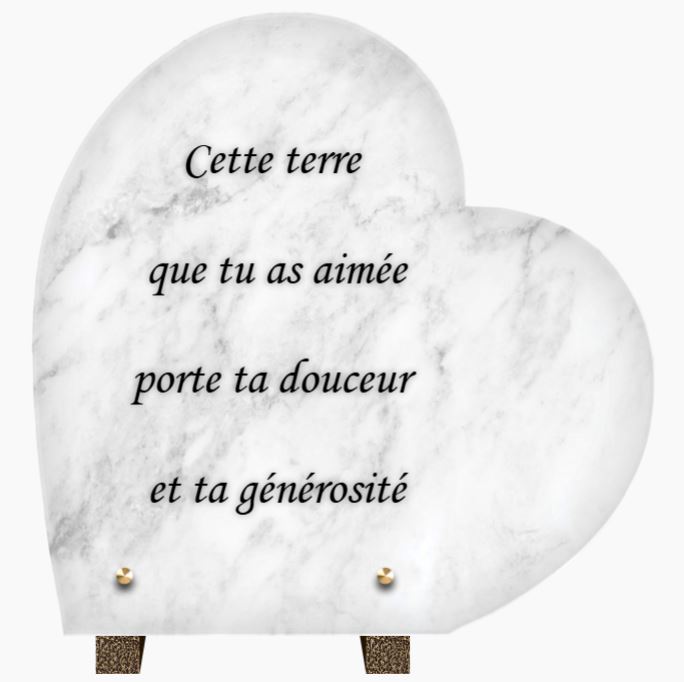 PLAQUE GRANIT COEUR CG09 30X30