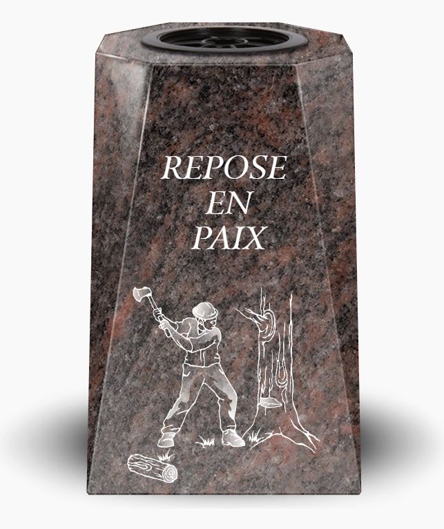 VASE GRANIT 4 PANS