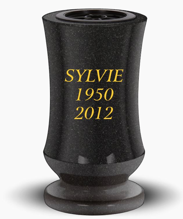 VASE GRANIT TOURNE
